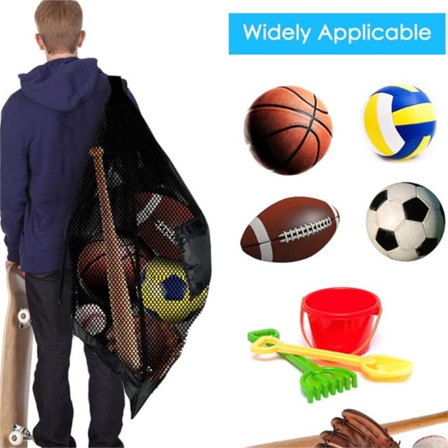 Large mesh sports bag with sho - Sports Equipment For Volleyball recension och pris