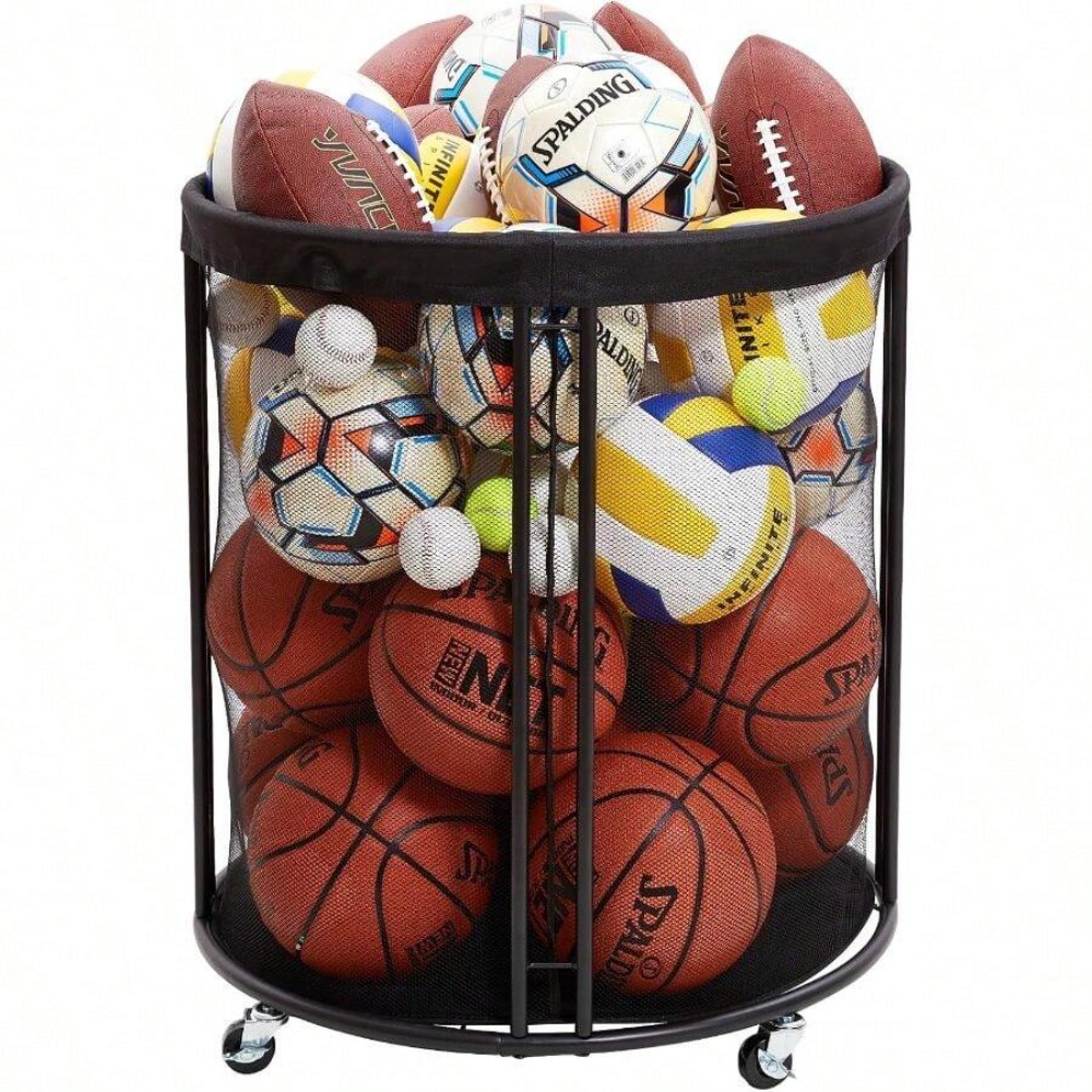 Heavy Duty Ball Storage Bin Ca - Sports Equipment For Volleyball recension och pris