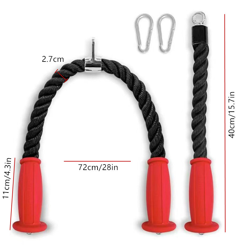 Ergonomic Tricep Ropes Non-Sli - Sports Equipment Images recension och pris