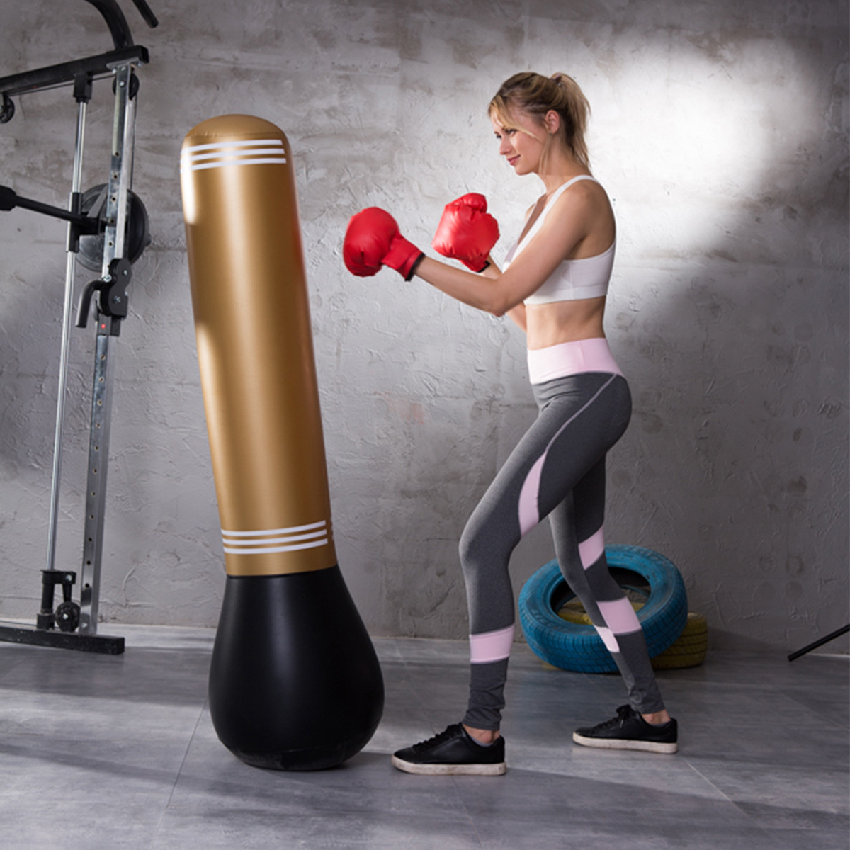 Inflatable Kicking Punching Ba - Sports Equipment Images recension och pris