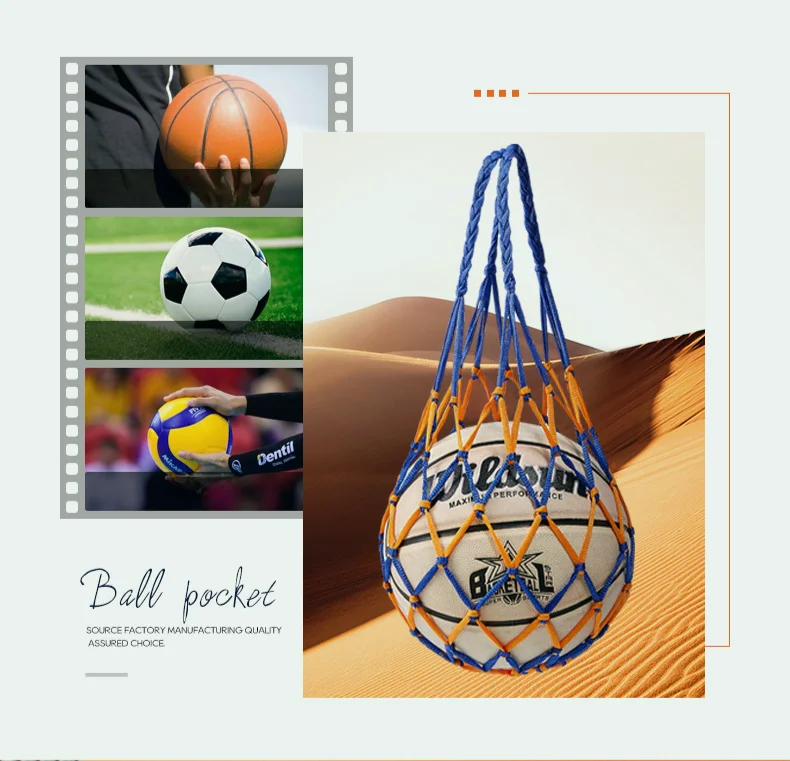1PC Football Net Bag Nylon Bol - Sports Equipment For Volleyball recension och pris