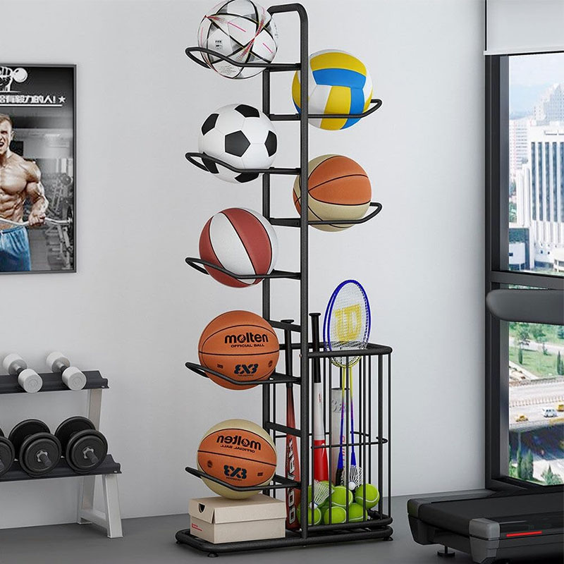 Sports Ball Storage Rack Baske - Sports Equipment For Volleyball recension och pris