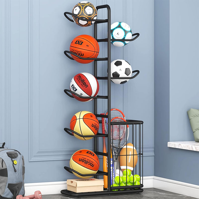Sports Ball Storage Rack Baske - Sports Equipment For Volleyball recension och pris